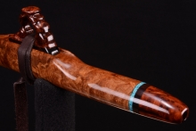 Madrone Burl Native American Flute, Minor, High D-5, #G35B